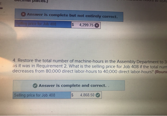 Department in Data area back to $390,000, keeping all of the other