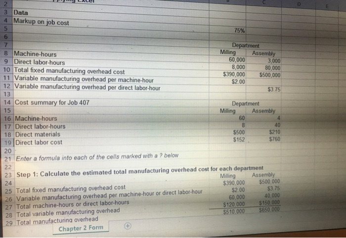 data the same as in the original example. Consider a new job,