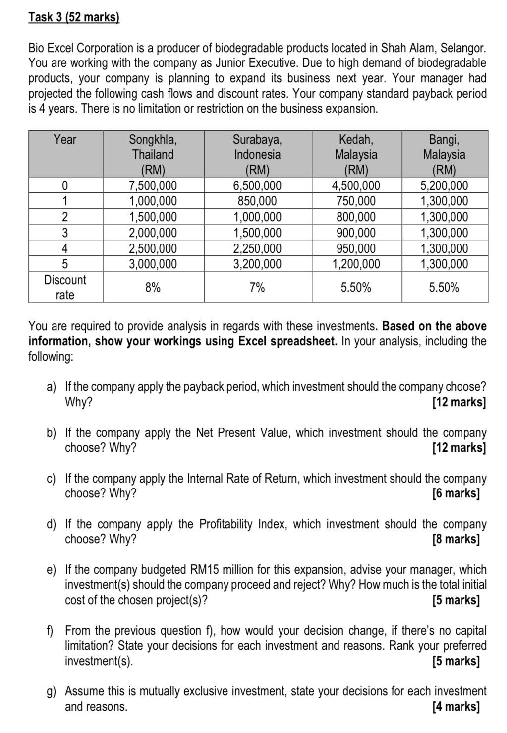 Please answer this question as soon as possible. Help me. Task 3