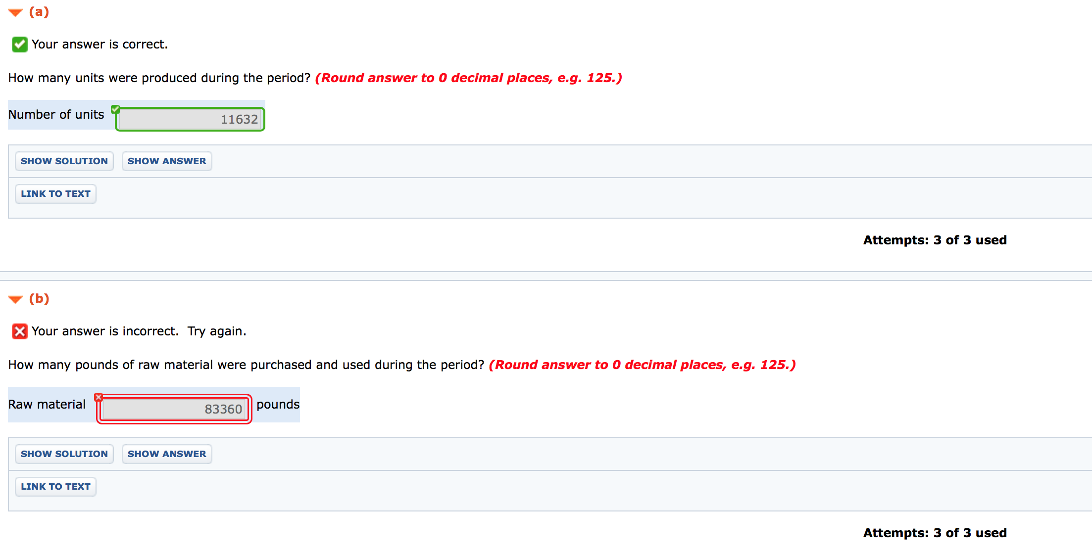 have been given the following information about the production of Horatio Co.,