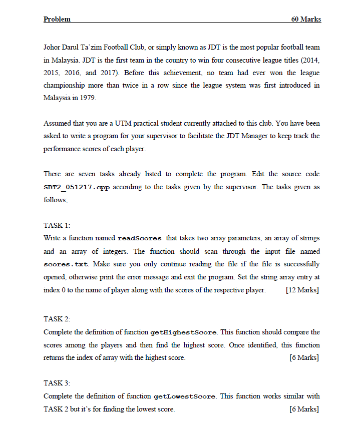 Please complete this C++ program under the topic of Control statement/Structure, Functions