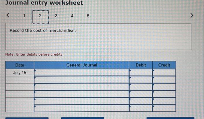 information for the Exercises below. (Algo) [The following information applies to the