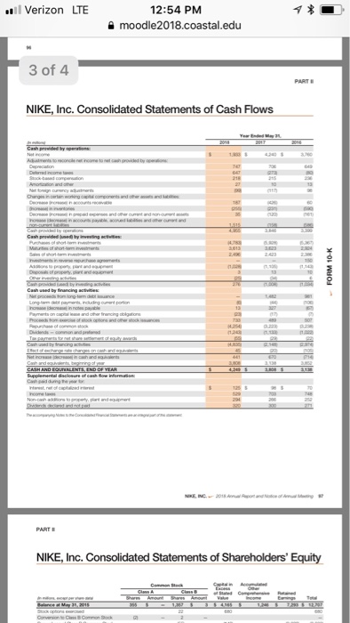 the most recent information in those statements to compute the financial ratios