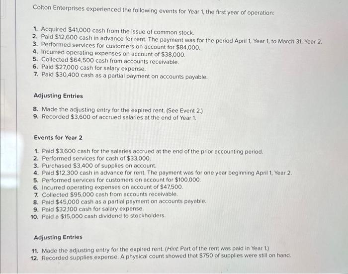  Use the information to complete the closing entry Journal entry worksheet