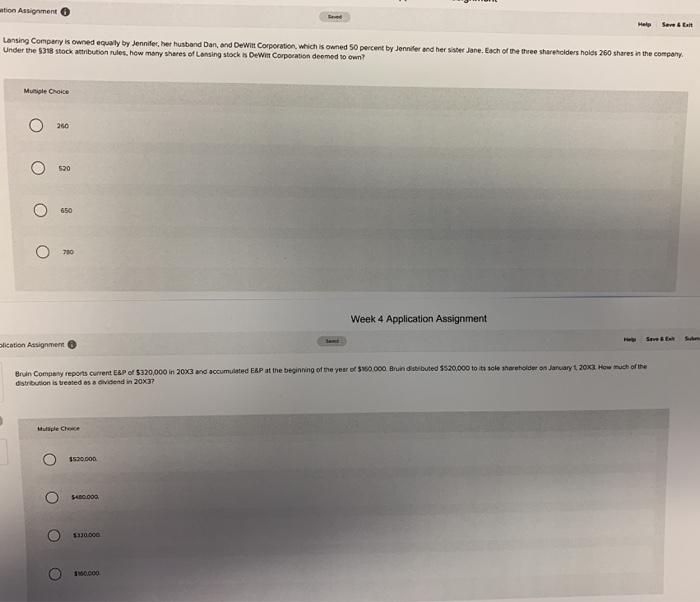  ation Assignment Help Serve & Exit Lansing Company is owned equally