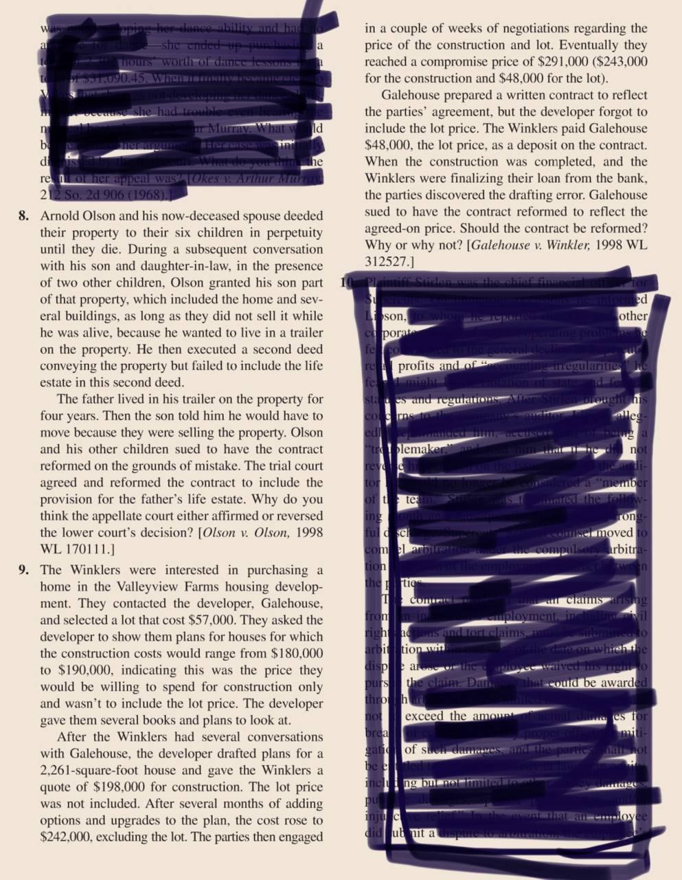 analyze the cases in the Questions and Problems Chapter 17 (8