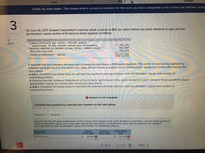  Netfix Check my work mode : This shows what is correct