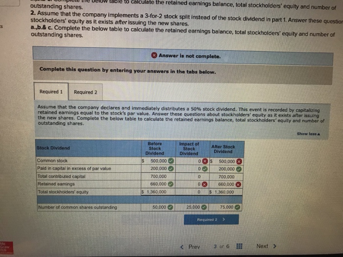 or incorrect for the work you have completed so far. It does