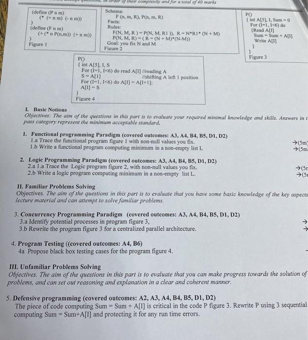 i need help fast please I. Basic Notions Objectives: The aim of