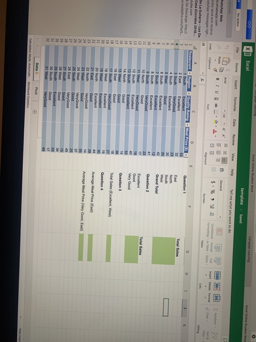  Eweline Student Work o Excel Cengage Learning Excel One Show template