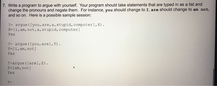  Use SWI Prolog to write the following programs . Make sure