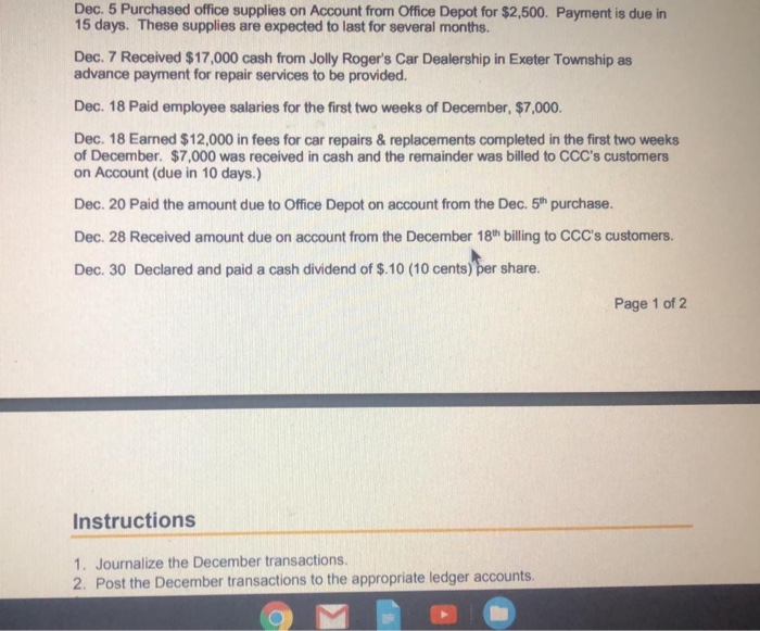 December 1, 2020 Corey Claflin formed a corporation called Corey's Car Crashes,