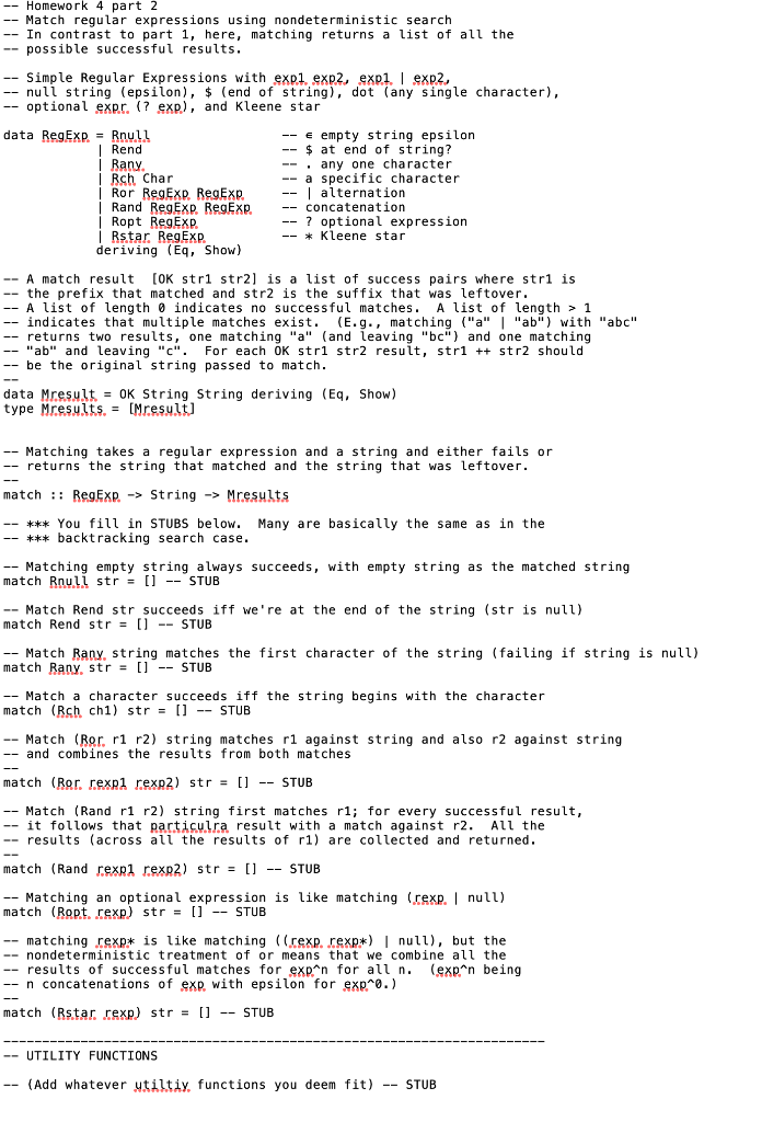 Search For this version of match, instead of returning a single result