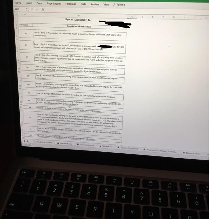 Home Insert Draw Page Layout Formulas Data Review View Tell me