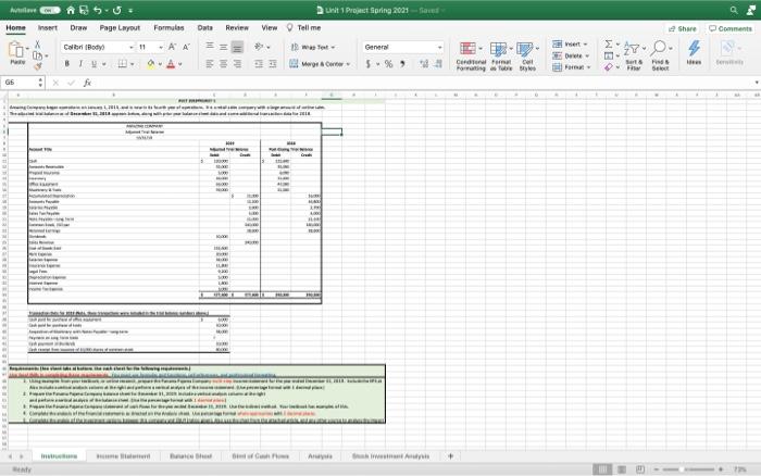  ve 1 Project Spring 2001fore Home Insert Formule Owta Review View