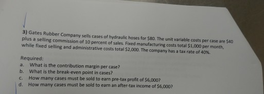 per phone is S50 plus a selling commission of 10%. Fixed manufacturing