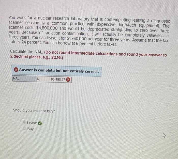 please help! You work for a nuclear research laboratory that is contemplating