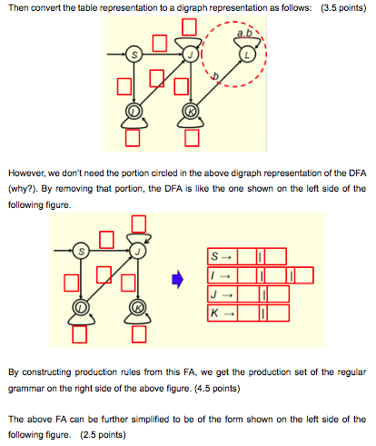 a (a* + b)b aa* to transform it to a regular grammar,