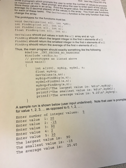  Write a program which prompts the user to enter the number