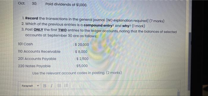 10.00 Flag question Alami Co made these transactions in the month of