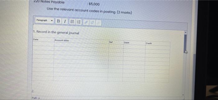 October 2021 October Paid $1000 cash on accounts payable Oct. 5: Collected