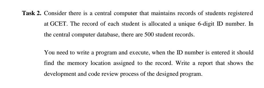  Give me implementation ( c code) ask 2. Consider there is