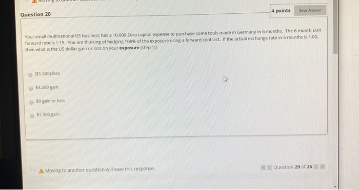  please answer all 3. 4 points Save Answer Question 20 Your