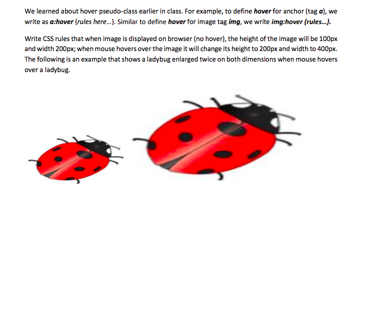 HTML to generate a table like the following. Note the font sizes
