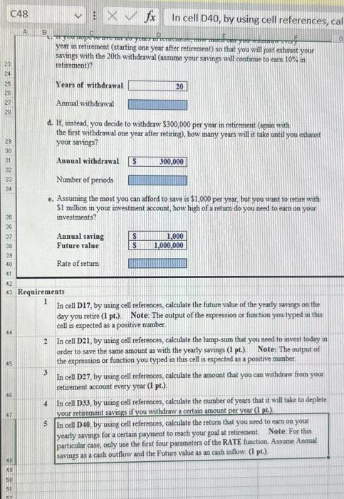 out so that the savings decline at a rate of 2% per