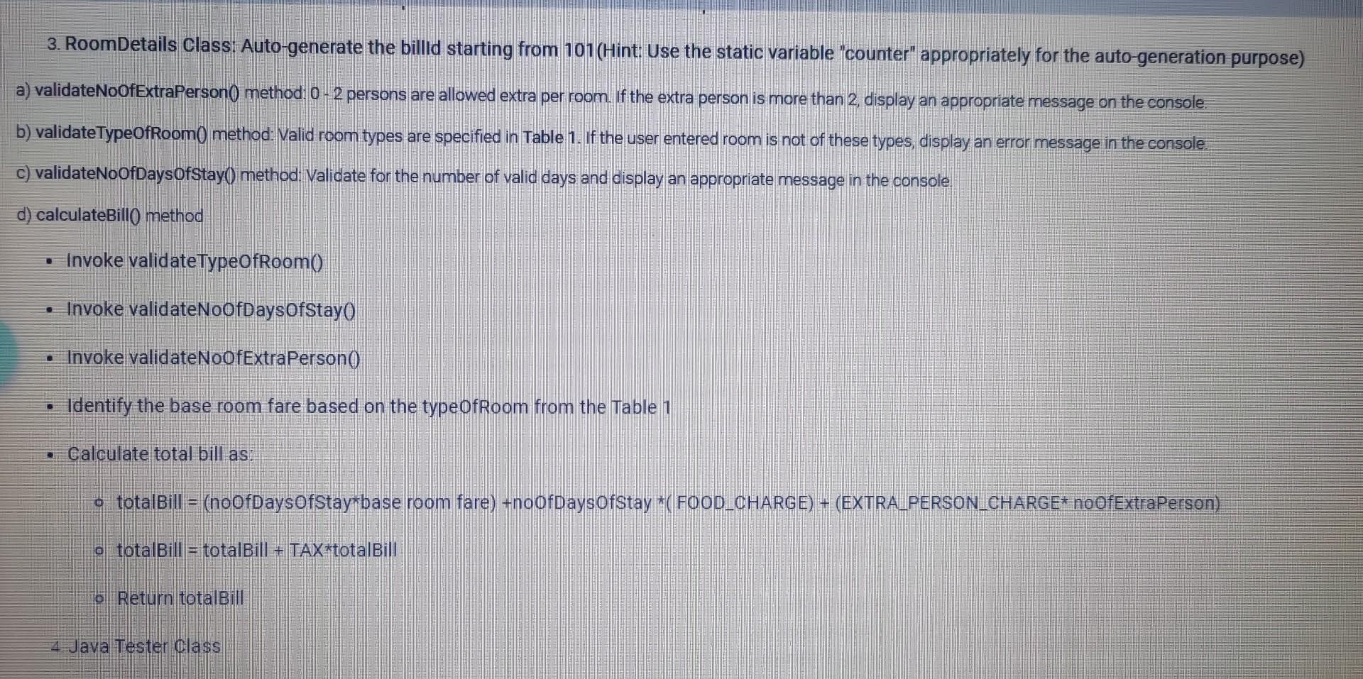 biling process. Homestay has three different types of rooms "Standard", "Deluxe" and
