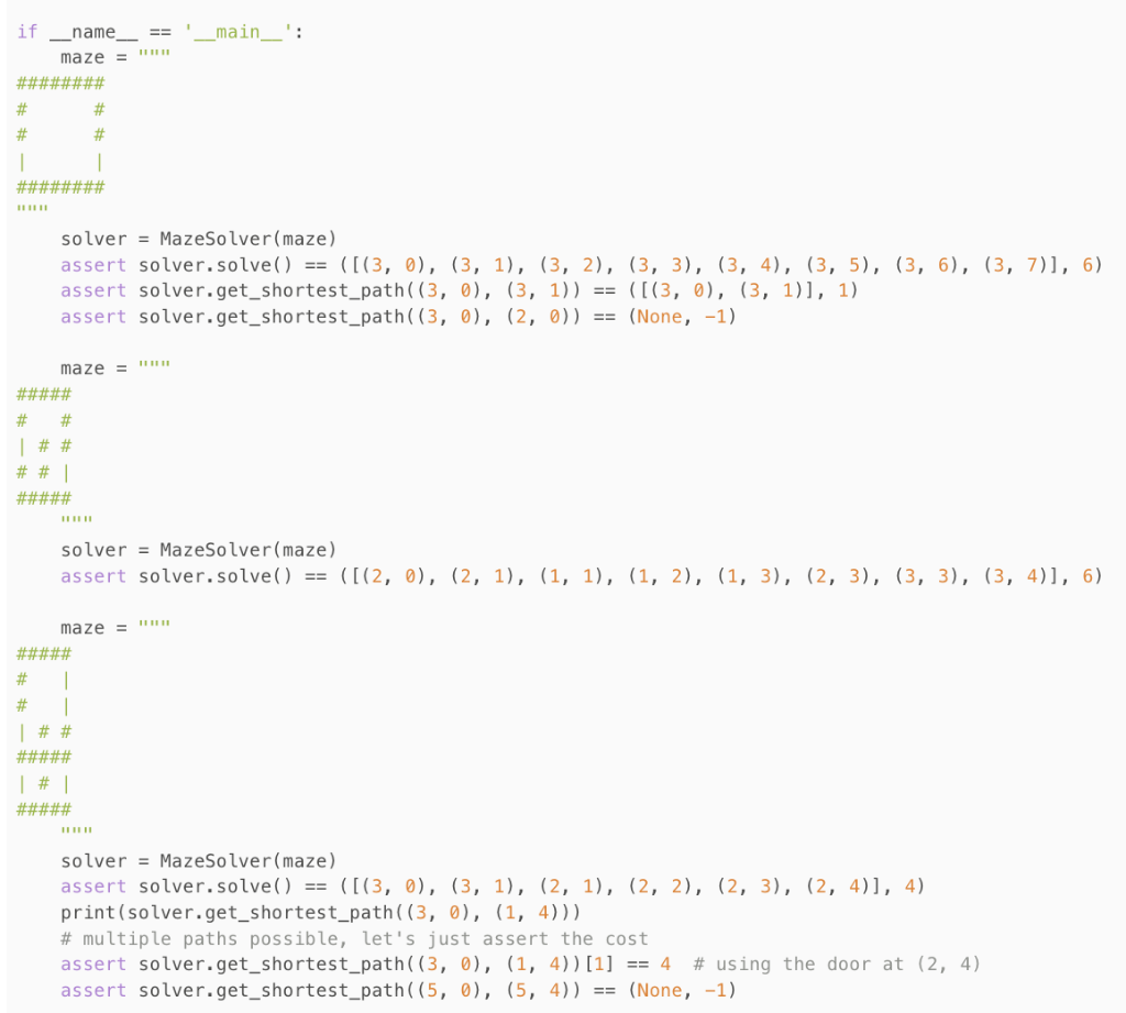line break separates the lines. Empty lines in the beginning and in