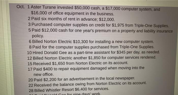 called Aster Systems. Aster is organized as a sole proprietorship and will