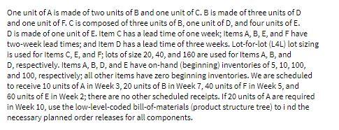 the answer must be clear and need typed answer One unit of