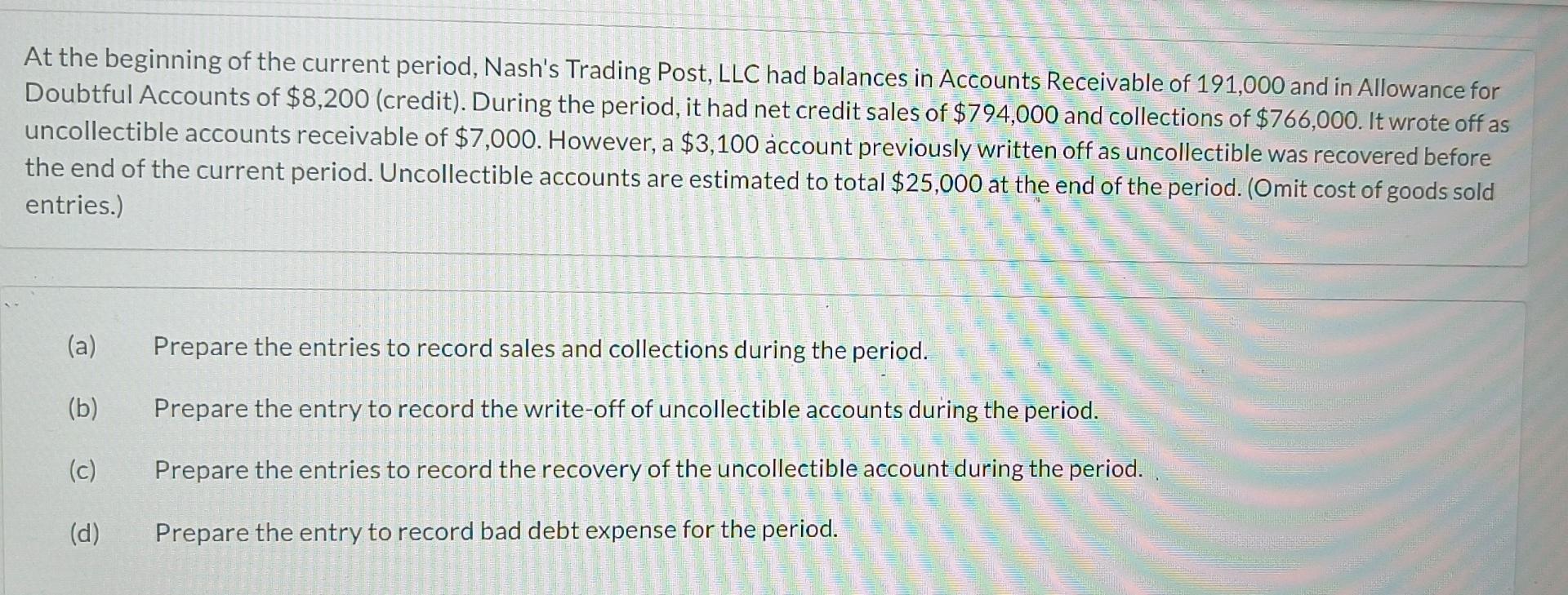  plz send full answer At the beginning of the current period,