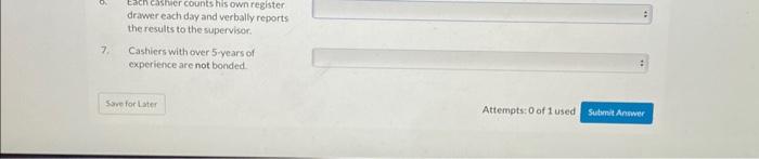 the processing of cash transactions. Also shown is a Hist of internal