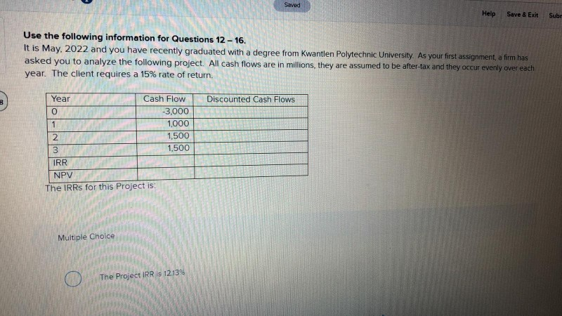 a firm's WACC (weighted average cost of capital). The information you have