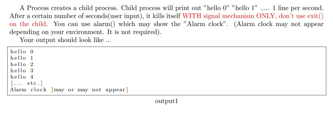 Use C and LINUX only please!!! thumbs up for correct answer with