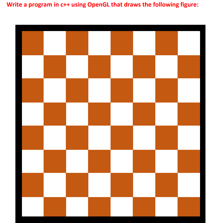 using glut please Write a program in c++ using OpenGL that draws