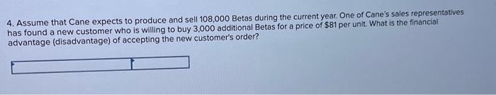 product should Cane produce to maximize its profits? Required: 1. What is