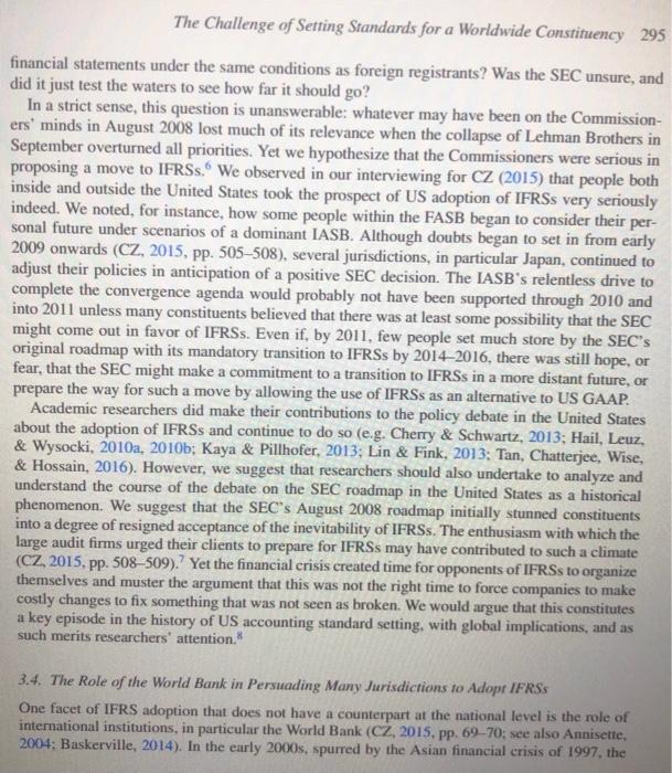 May 2016; accepted: February 2017) ABSTRACT Based on Camfferman and Zelf (2015).