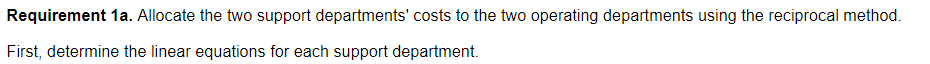 $990,000$$0 Allocation of AS costs Total budgeted overhead of operating departments \begin{tabular}{rr}