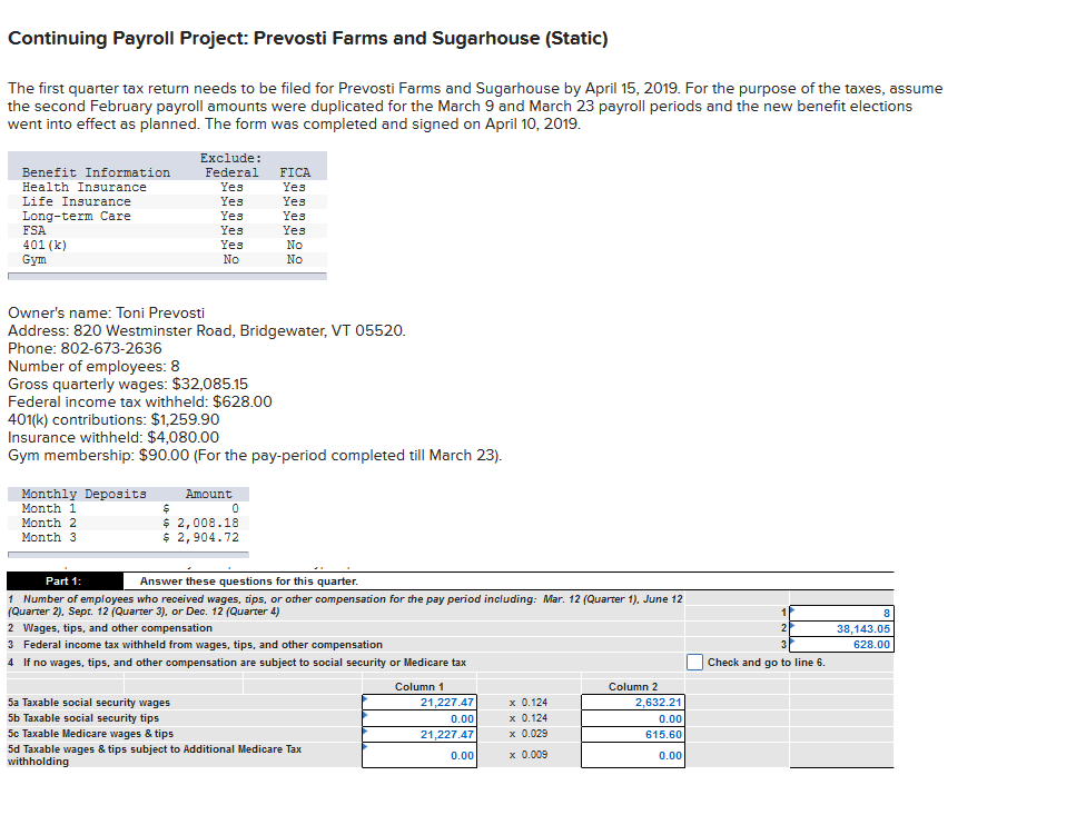 Need answer for line 2, 5a, and 5c. Please show work, if