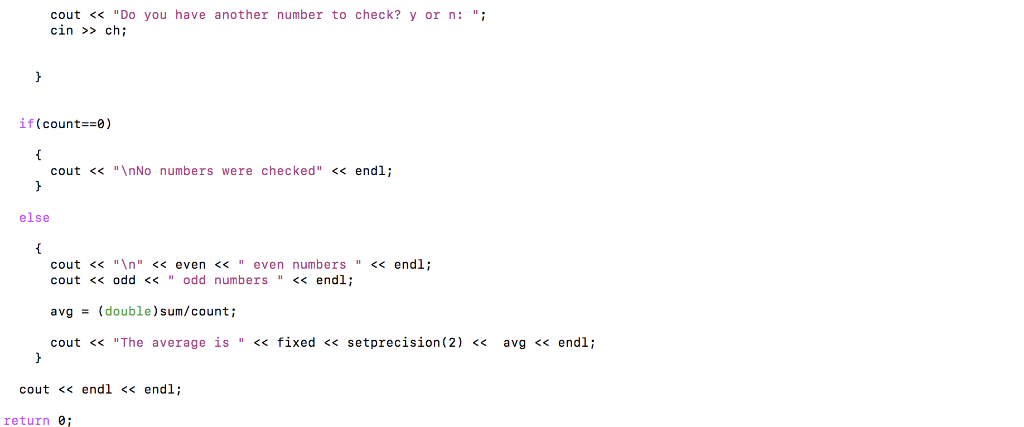 like the test case shown, same spacing, same alignment, same numbers, etc