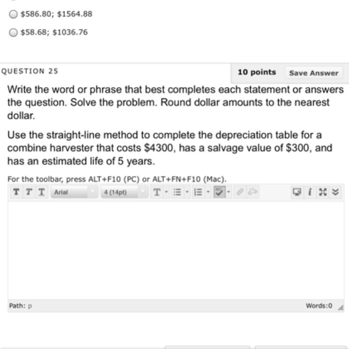  Write the word or phrase that best completes each statement or