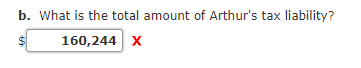 He reports positive AMT adjustments of $80,000 and preferences of $35,000. Arthur