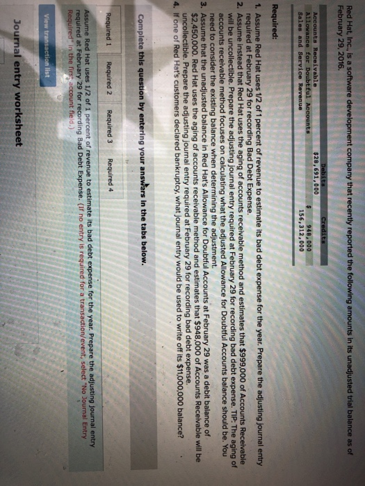  Red Hat, Inc., is a software deve February 29, 2016. company