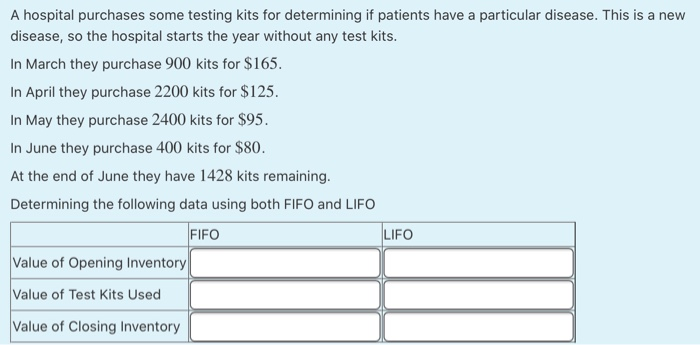  Please answer it ASAP,please step by step A hospital purchases some
