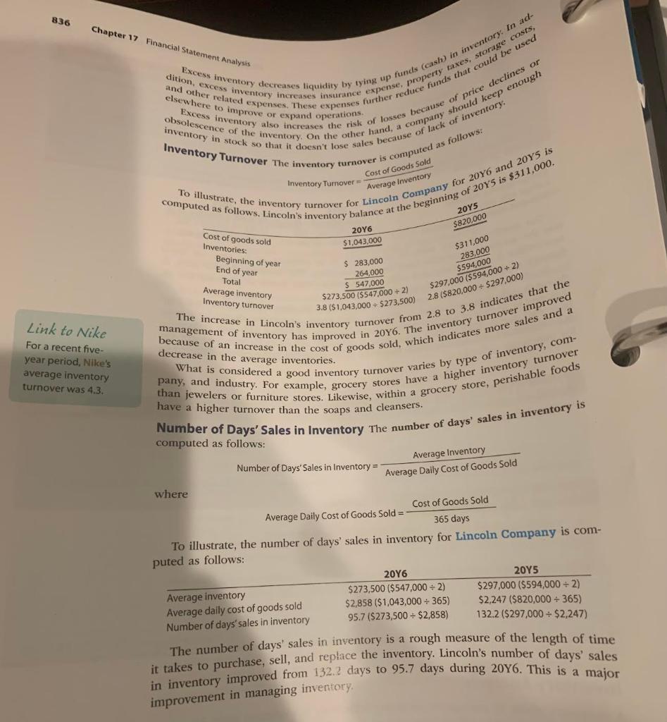 evaluated using inventory analysis. It includes the computation and analysis of the