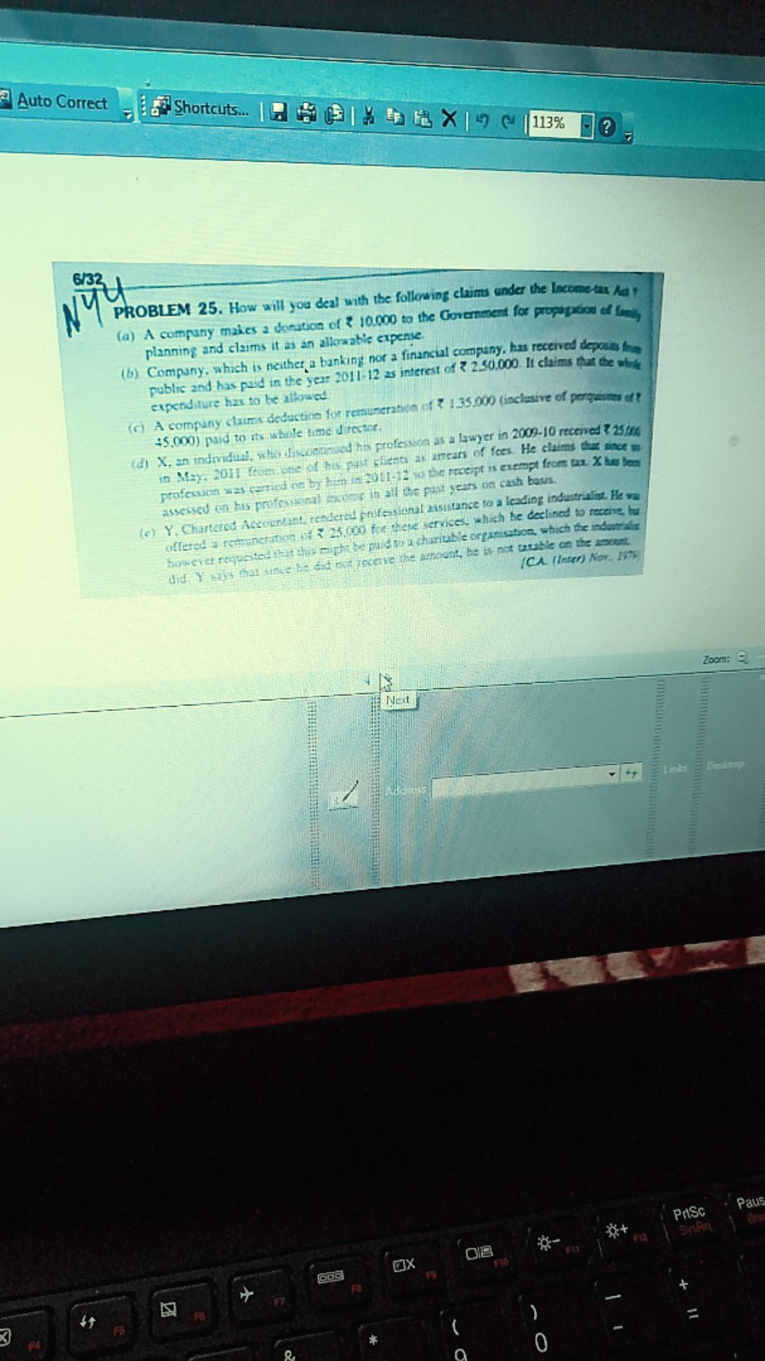 need right answer Auto Correct Shortcuts... 1 se X16 113% ?
