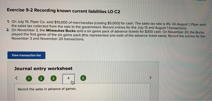 The sales tax rate is 4 %. On August 1, Piper sent